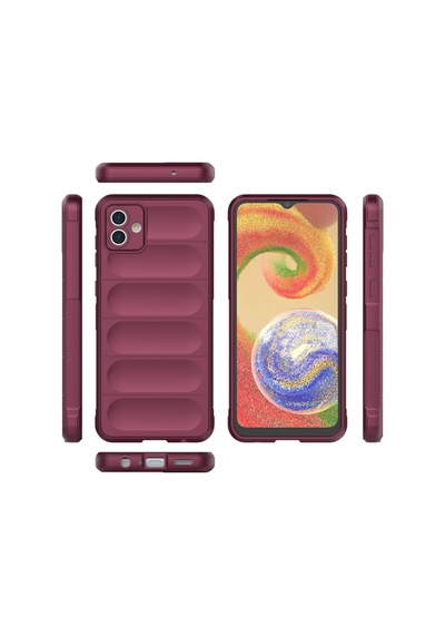 Samsung Galaxy Uyumlu A04 Kılıf Optimum Lens Çerçeveli Silikon Kapak