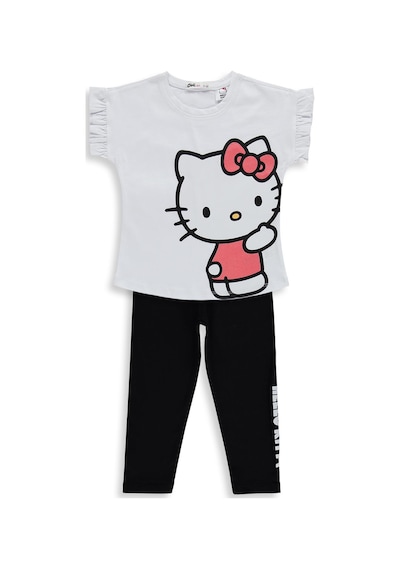 Hello Kitty 2-5 Yaş Takım - Kırık Beyaz-siyah