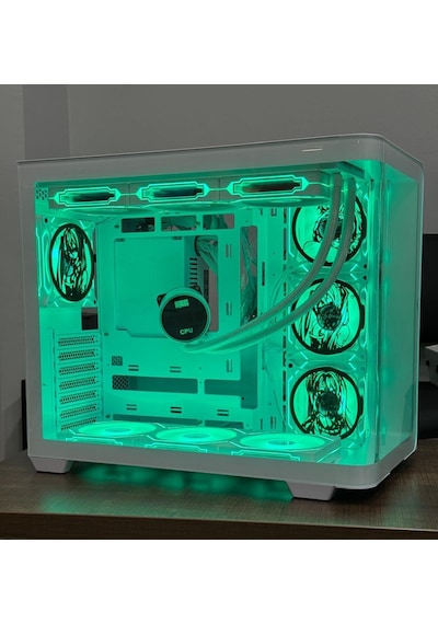 Anime Karakterli 7 Argb Fanlı 360mm Sıvı Soğutmalı 750w 80+ Powerlı Beyaz Akvaryum Kasa Anime Karakterli 7 Argb Fanlı 360mm Sıvı Soğutmalı 750w 80+ Powerlı Beyaz Akvaryum Kasa