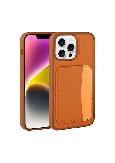 Apple iPhone Uyumlu 16 Pro Max Kılıf Kartlıklı Kamera Yükseltili Silikon Pazarplus Siyah