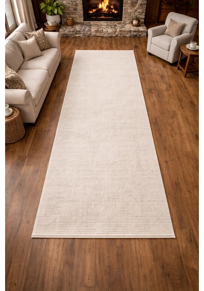 Luxess Diamond 2011 Krem Akrilik Modern Makine Halısı Krem