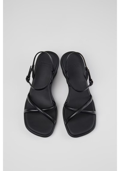 Camper Louise Sandal Kadın Siyah Deri Sandalet-14533