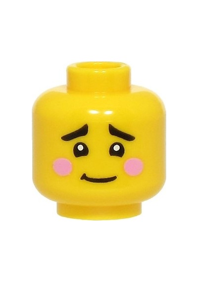 Minifigür Parçaları: Kafa: 3626pb3806