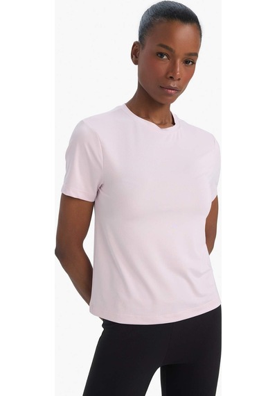 DeFactoFit Standart Fit Bisiklet Yaka Basic Düz Sporcu Kısa Kollu Tişört D2296AX25SPPN694