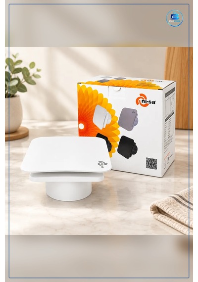 Banyo Tuvalet Aspiratörü 100 Mm 12w Plastik Sessiz Havalandırma V