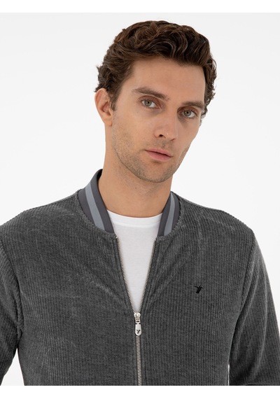 Cacharel Erkek Antrasit Sweatshirt 50292493-vr006 Gri