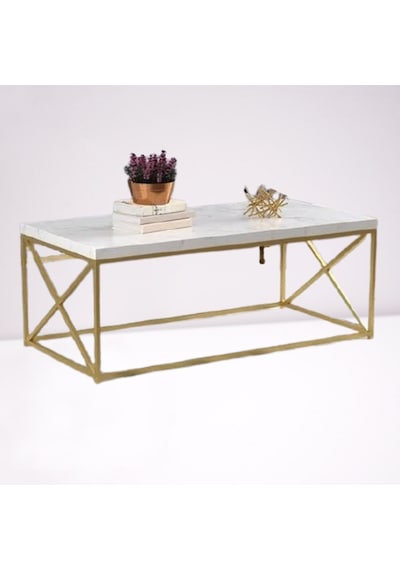 Ogem 105 Orta Sehpa Seti Metal Gold Kaplama. Itinalı Paketleme. F