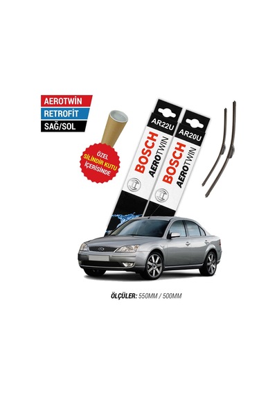 Bosch Aerotwin Ford Mondeo Silecek Takımı 2000 - 2007