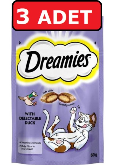 Ördekli Kedi Ödül Maması 3 Adet X 60 Gr