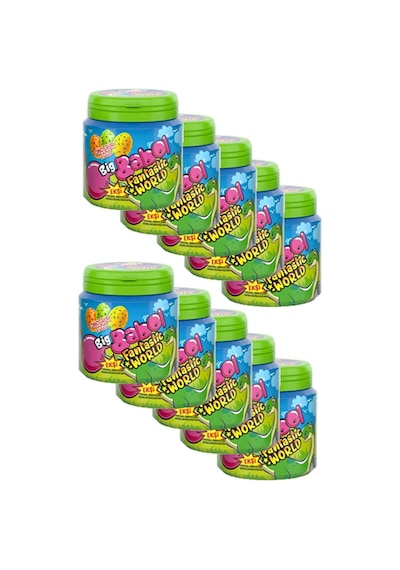 Big Babol Fantastic World Portakal Limon Elma Aromalı Ekşi Sakız 10 x 90 G