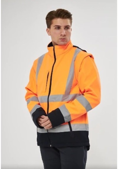 Orange Safety Turuncu Softshell Mont Reflektörlü