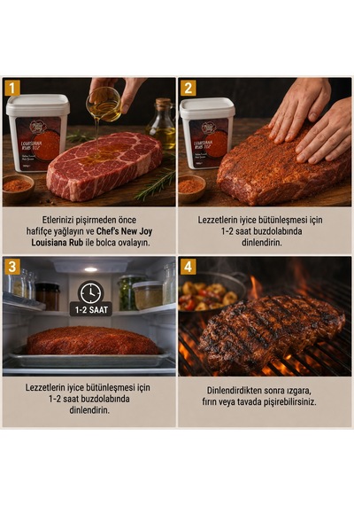 Louisiana Rub 1000g Baharat Karışımı Gurme Lezzet