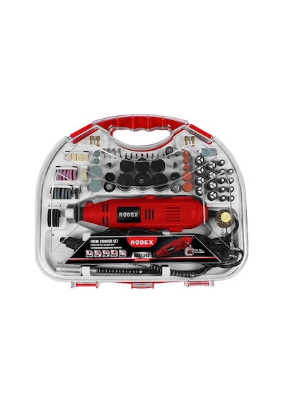 Rodex RDX1343 135 W 10000-32000Rpm Bmc E. Mini Taşlama Ve Gravür Seti 210 Parça