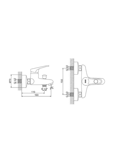 Newarc Smart 142511 Banyo Bataryası Gümüş