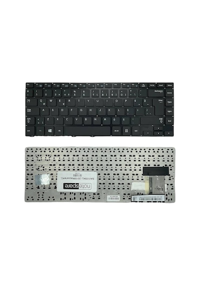 Samsung İle Uyumlu Np370r4e-s04ae, Np450r4q, Np470r4e, Np530u4e Notebook Klavye Siyah Tr
