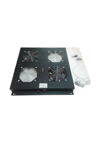 AGER Dikili Tip 2li Termostatlı Siyah Fan Mo  ülü VG-F2T-A-S1