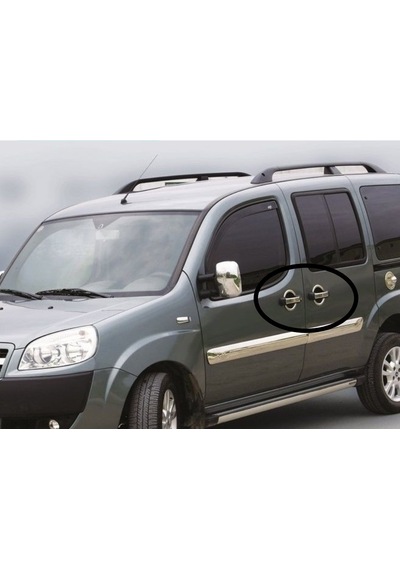 Fiat Doblo 1 Krom Kapı Kolu 4 Kapı 2001-2009 Paslanmaz Çelik N11.2084