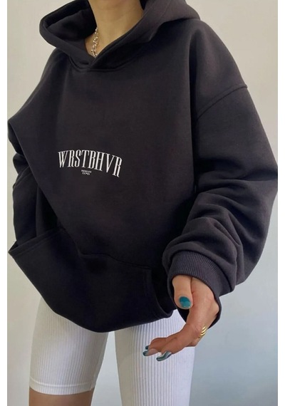 Uyguntarz Dont Hoodie Sweatshirt Siyah