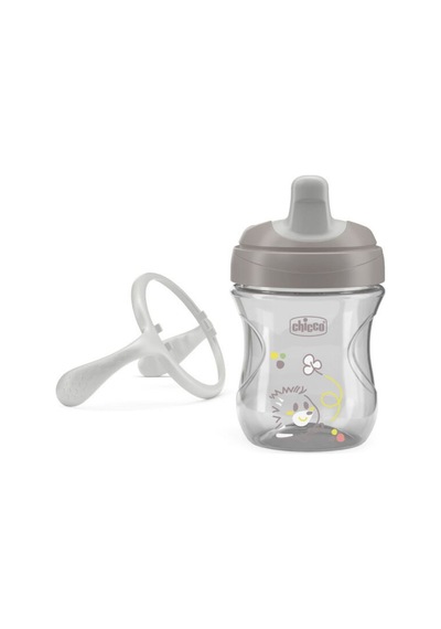 Chicco Yarı Yumuşak Uçlu Bardak Unisex Gri