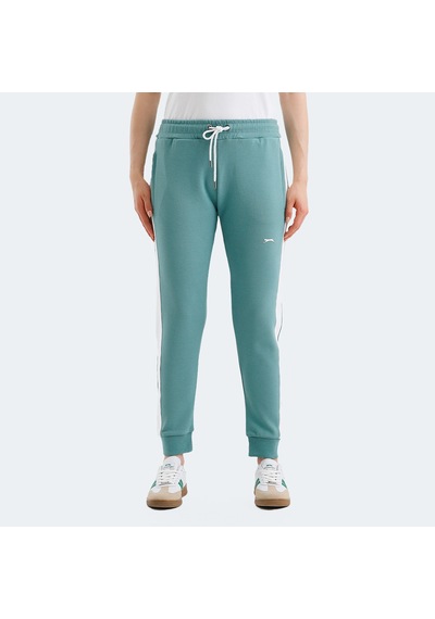 Slazenger VEVA Kadın Cepli Yeşil Eşofman Altı
