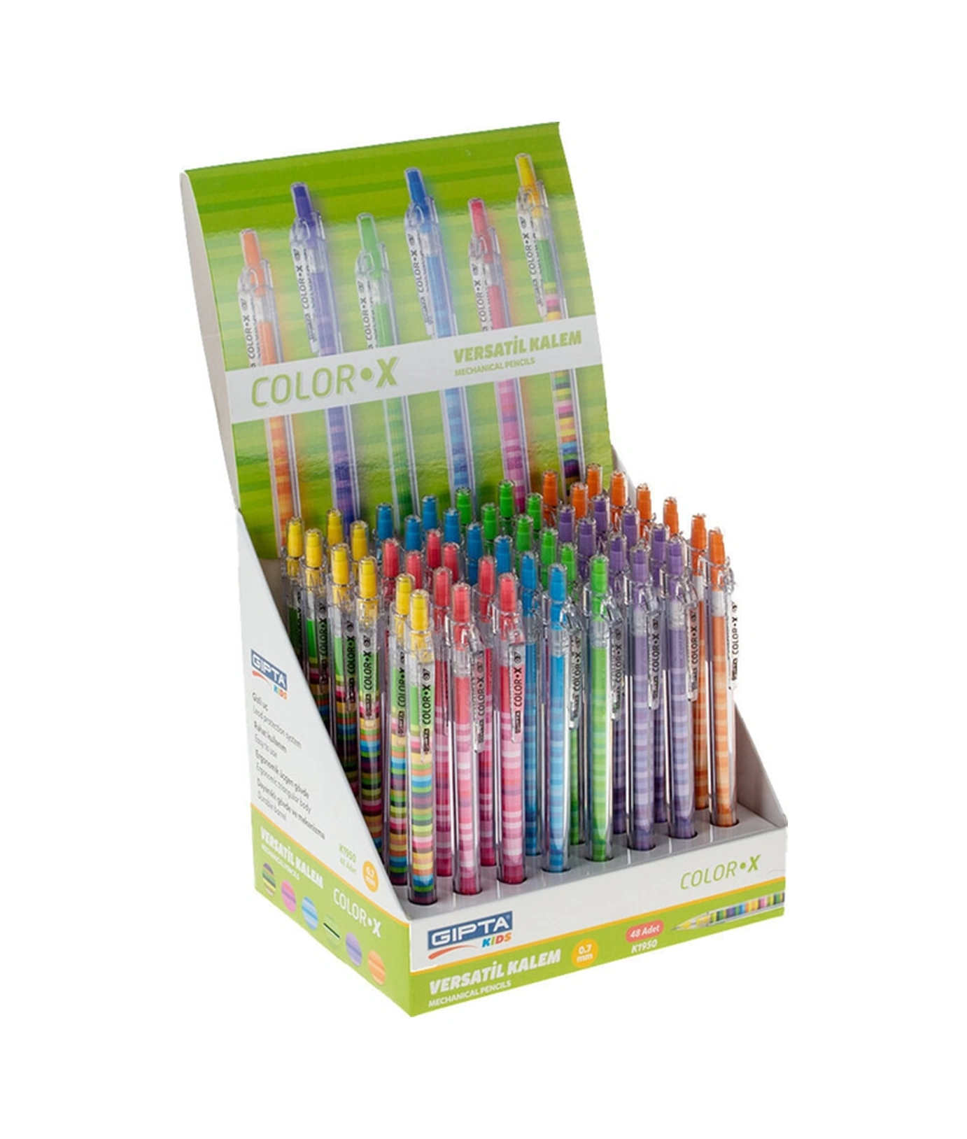 Versatil Kalem 0.7mm Color-x 48 Adet Kolektif