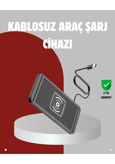 Hızlı Kablosuz Araç Şarj Manyetik Pad Aşırı Isınma Korumalı
