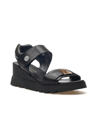 Mammamia Kadın Hakiki Deri Toka Detaylı Topuklu Günlük Sandalet 25y D25ys-2995 Z Siyah Siyah Mammamia Kadın Hakiki Deri Toka Detaylı Topuklu Günlük Sandalet 25y D25ys-2995 Z Siyah Siyah