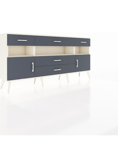 Arges Konsol 3 Raflı 5 Çekmeceli 2 Kapaklı 176x30x83 Aytaşı-antrasit/antrasit Antrasit/antrasit Arges Konsol 3 Raflı 5 Çekmeceli 2 Kapaklı 176x30x83 Aytaşı-antrasit/antrasit Antrasit/antrasit