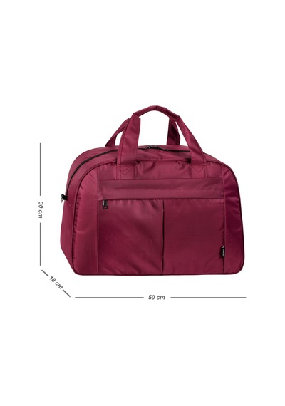 Galb Leather Komple Astarli 1 Kalite Capraz Askilikli Seyahat Cantasi Bordo