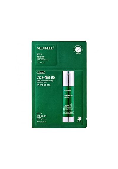 Medıpeel Phyto Cica-nol B5 3000 Shot Serum 2 Step Mask Spiküller Ve Centella İçeren İki Fazlı Maske