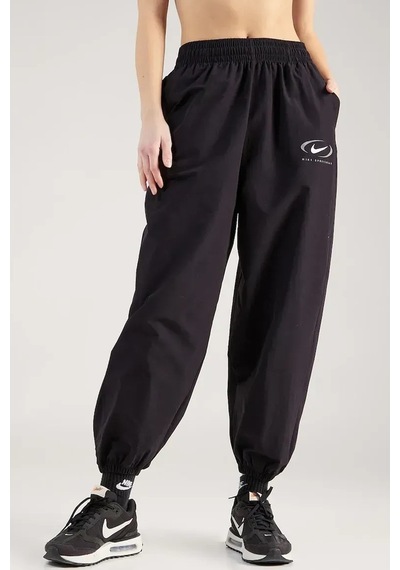 Nike Sportswear Women's Woven Loose Fit Joggers Kadın Bol Kesim Dokuma Eşofman Altı Siyah Siyah