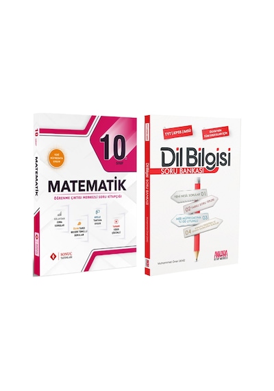 Sonuç Yayınları 10. Sınıf Matematik Modüler Set Ve Akm Dil Bilgisi Soru Bankası Seti 2 Kitap