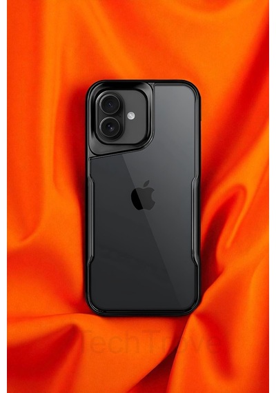 Apple Uyumlu iPhone 16 Kılıf Arkası Şefaf Tasarım Lazer Kaplama Sararmaz Silikon Kapak