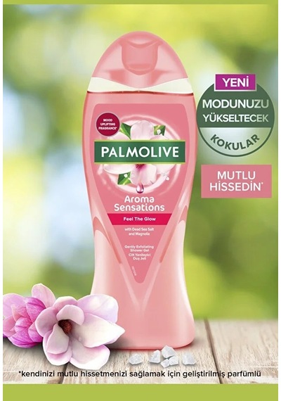 Colgate Diş Macunu 125 ML + Orta Diş Fırçası + Palmolive Aroma Sensations Duş Jeli 500 ML+ Duş Lifi & Fırça Kabı