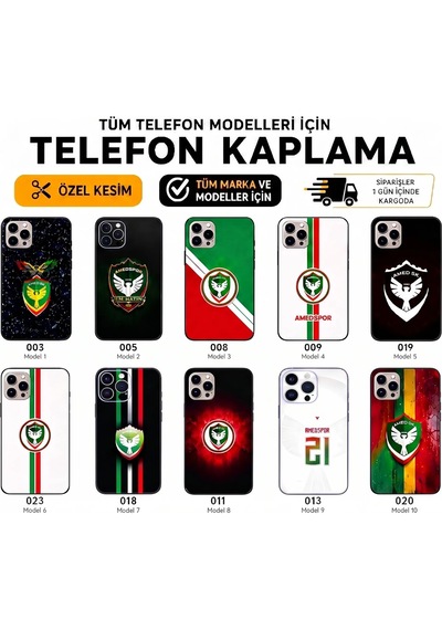 Piyatech Taraftar Telefon Kaplaması Tüm Modeller İçin Sipariş Sonrası Telefon Modelinizi Ve Desen Kodu İletiniz -