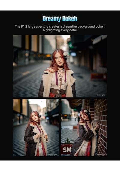 50 Mm F1.2 Aps-c Manuel Odaklama Kamera Lensi, Geniş Diyafram, Nikon Z Çerçeveli Kameralarla Uyumlu Çok Renkli
