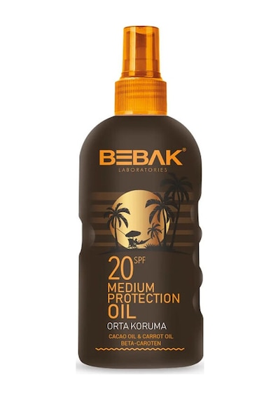 Bebak Spf20+ Etkili Bronzlaştırıcı Yağ 150 Ml