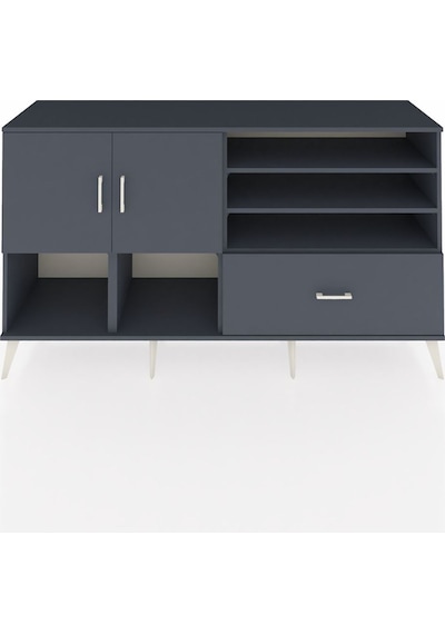 Hyperion Konsol 7 Raflı Tek Çekmeceli 2 Kapaklı 176x44x99 Antrasi Antrasit-antrasit Hyperion Konsol 7 Raflı Tek Çekmeceli 2 Kapaklı 176x44x99 Antrasi Antrasit-antrasit