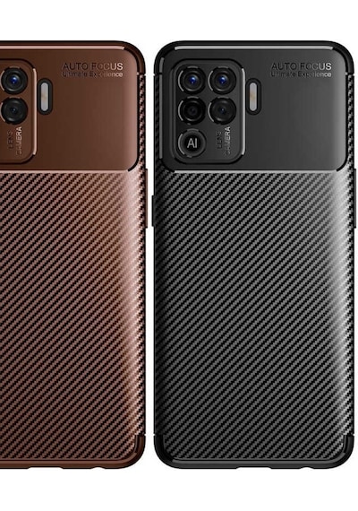 Oppo Reno 5 Lite (Cph2205) Karbon Görünüm Negro Silikon Kilif 545542568