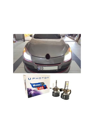 Renault Megane 3 Led Xenon Uzun Far Ampulü H7 Mono Yeni Seri Beyaz