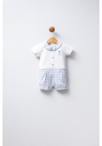 U.S. Polo Assn. U.s. Polo Assn Erkek Bebek Beyaz Tulum Beyaz