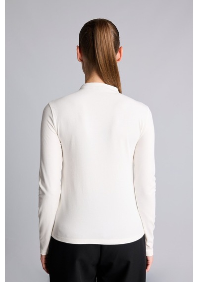 Defacto Slim Fit Modal Tunik G9242ax26sper105 Ekru-er105