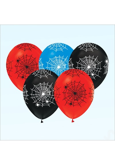 Örümcek Balon, 30cm X 5 Adet Çok Renkli