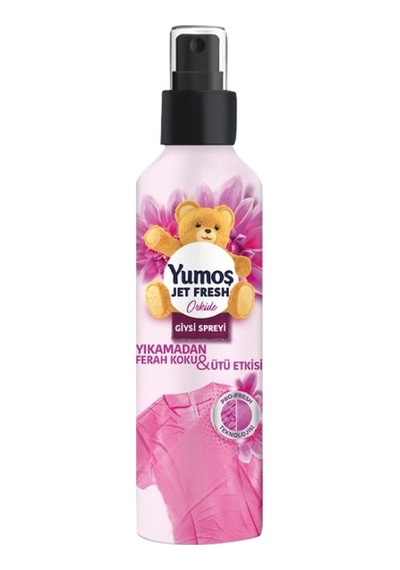 Yumoş Jet Fresh Giysi Spreyi 200 Ml Orkide Ferahlık 2'li Ekonomik Paket - 2 Adet Tarı