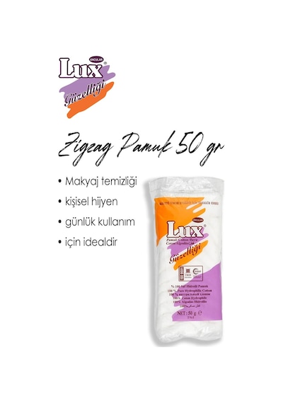 Lux Zigzag Pamuk 50gr. 7 Al 6 Öde Ve Rosıe