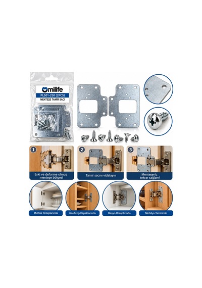 2pcs Menteşe Tamir Sacı 5580 Diğer