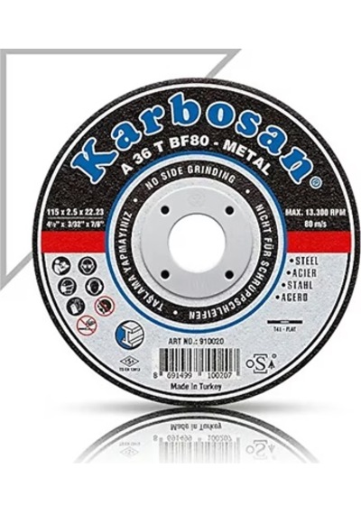 Karbosan 230x 3.0 X 22.23 Nk 910050 Metal Kesme Taşı 25adet