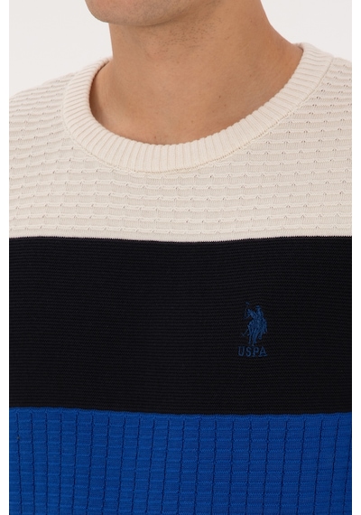 U.S. Polo Assn. Erkek Regular Fit Bisiklet Yaka Lacivert Sweatshirt 50307828-VR033