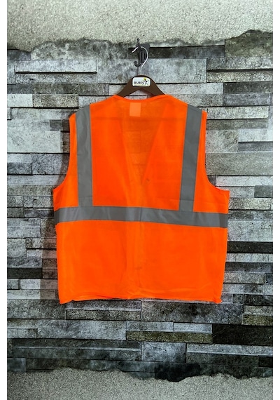 Vento Mühendis Tipi Ikaz Yeleği Tek Renkli Sarı/Turuncu (463451242)