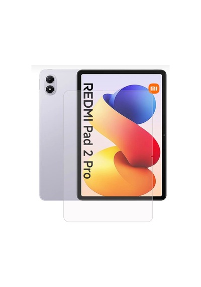 Redmi Pad 2 Pro 12.1 İnç Uyumlu 9h Şeffaf Darbe Emici Kırılmaz Tablet Nano Ekran Koruyucu Beyaz